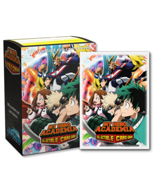 my hero academia card sleeves Card Supplies Dragon Shield Matte My Hero Academia Bakugo Explode Standard Card  Sleeves 100 Count Arcane Tinmen