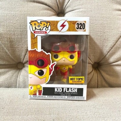 Funko Pop! Heroes: Kid Flash Vinyl Figure Hot Topic Exclusive #320