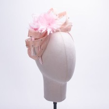 Womens Sinamay Fascinator Cocktail Hat Wedding Kentucky Derby Headband T543