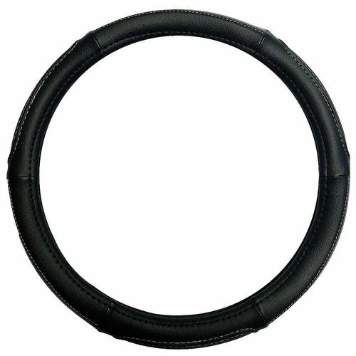 Wheel Cover Easy Fit Leather Black Car Steering Wheel Cover SS5319