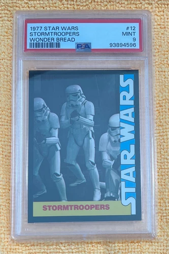 1977 Star Wars Wonder Bread #12 Stormtroopers PSA 9 MINT