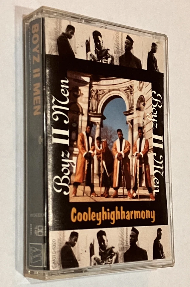 BOYZ II мужчин - Cooley высоты гармонии альбом 1991 винтажная кассета, подержанный - Изображение 2 из 4