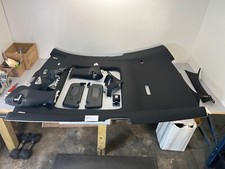 16-21 Mercedes C43 C300 Coupe W205 ROOF LINER SET /SUN VISOR/PILLAR COVER BLACK