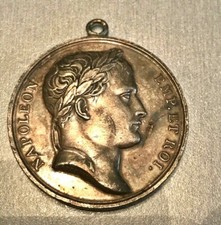 FRANCE   IMPERIAL    MEDAL SILVER  . NAPOLEON I . 40 MM .