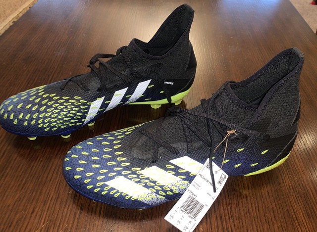 adidas Predator Freak .3 FG - Core Black /White/Solar Yellow 11 for sale  online | eBay