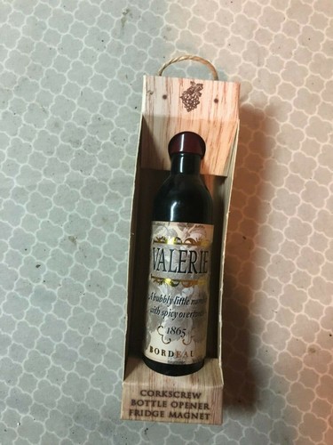 Personalized Wine Bottle Magnets w/cork screw&bottle opener Add To A Gift - Picture 7 of 20
