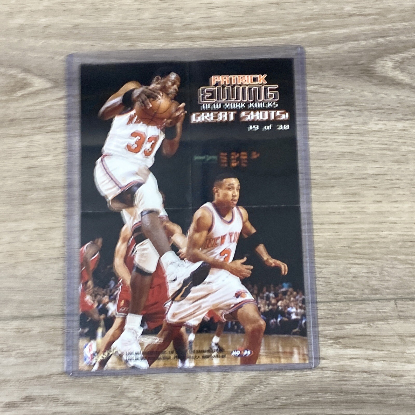 Patrick Ewing 1998 SkyBox NBA Hoops Great Shots POSTER Insert 5x7 #19 Of 30