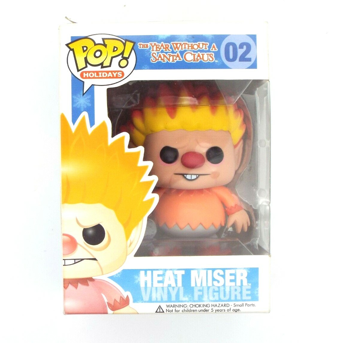 Funko Pop! #02 Holidays Heat Miser The Year Without A Santa Claus New Nib