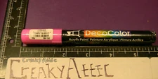 PINK MARKER DECOCOLOR ACRYLIC PAINT 1 COLOR DECO MARVY UCHIDA NIP CREAKYATTIC