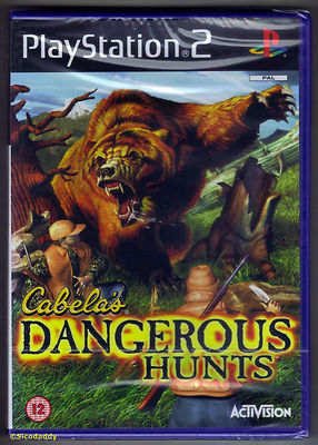 PS2 Cabela's Dangeous Hunts (2004), UK Pal, Brandneu & Sony Factory Sealed