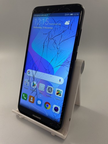 Huawei Y6 2018 ATU-L21 Black Unlocked 16GB 5.7" 13MP Android Smartphone Cracked - Picture 5 of 13