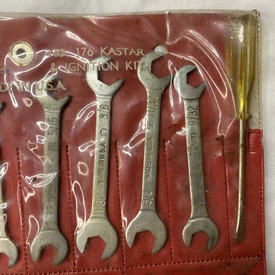 Vintage Kastar No.176 Utility Wrench & Ignition Kit Made In USA - Image 4 of 4