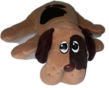 POUND PUPPIES Vintage 1985 Tonka Large Tan Brown Spots 18" Plush Dog