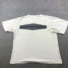 Vintage Tommy Hilfiger Shirt Men XL White Short Sleeve Spell Out Boardsports 