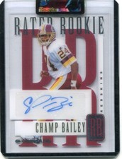 2021 Clearly Donruss - CHAMP BAILEY - Rated Rookie Autograph - REDSKINS