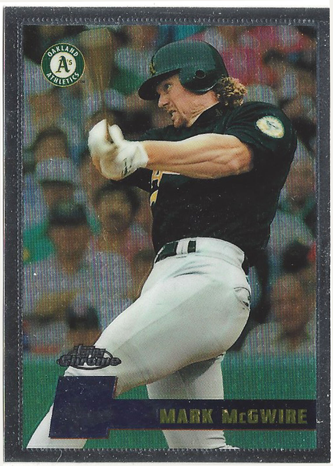 1996 Topps Chrome Mark McGwire Oakland Athletics #41