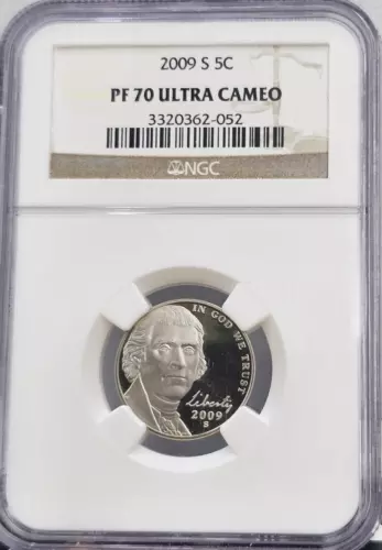 +2009 S Jefferson Nickel 5C NGC PF70 Ultra Cameo - #247