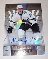 2021/22 Sp Game Used William Eklund Rookie Purity Auto Signatures /25