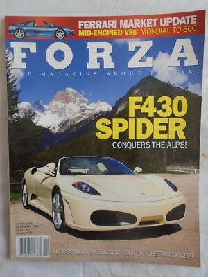 Forza Nov 2008 No 89 Ferrari F430 Spider, 330 GTC