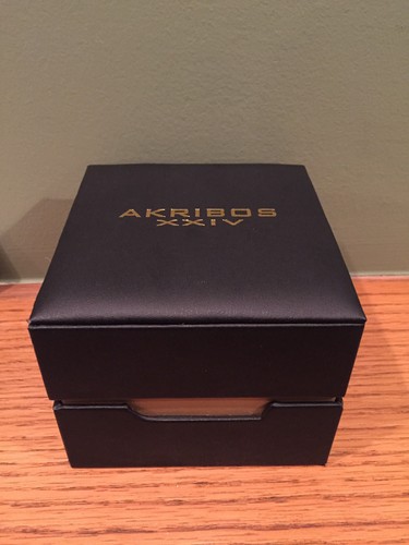 New in Box Akribos XXIV AK804 Diamond Accented Bezel Dial Women's Watch - Picture 12 of 12