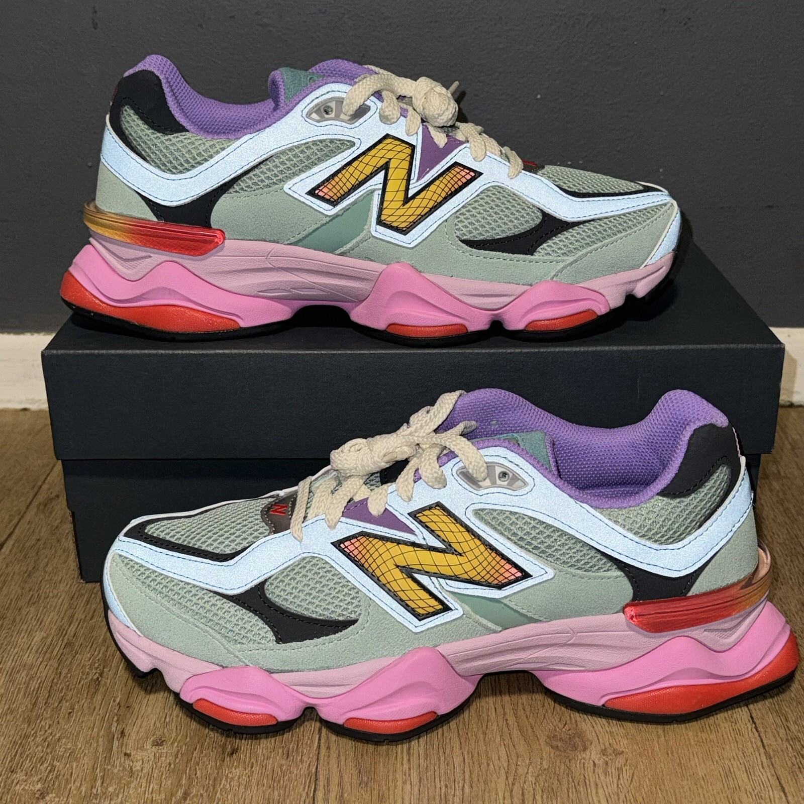 New Balance 9060 Warped Multi Color Size 10 Brand New U9060WRB