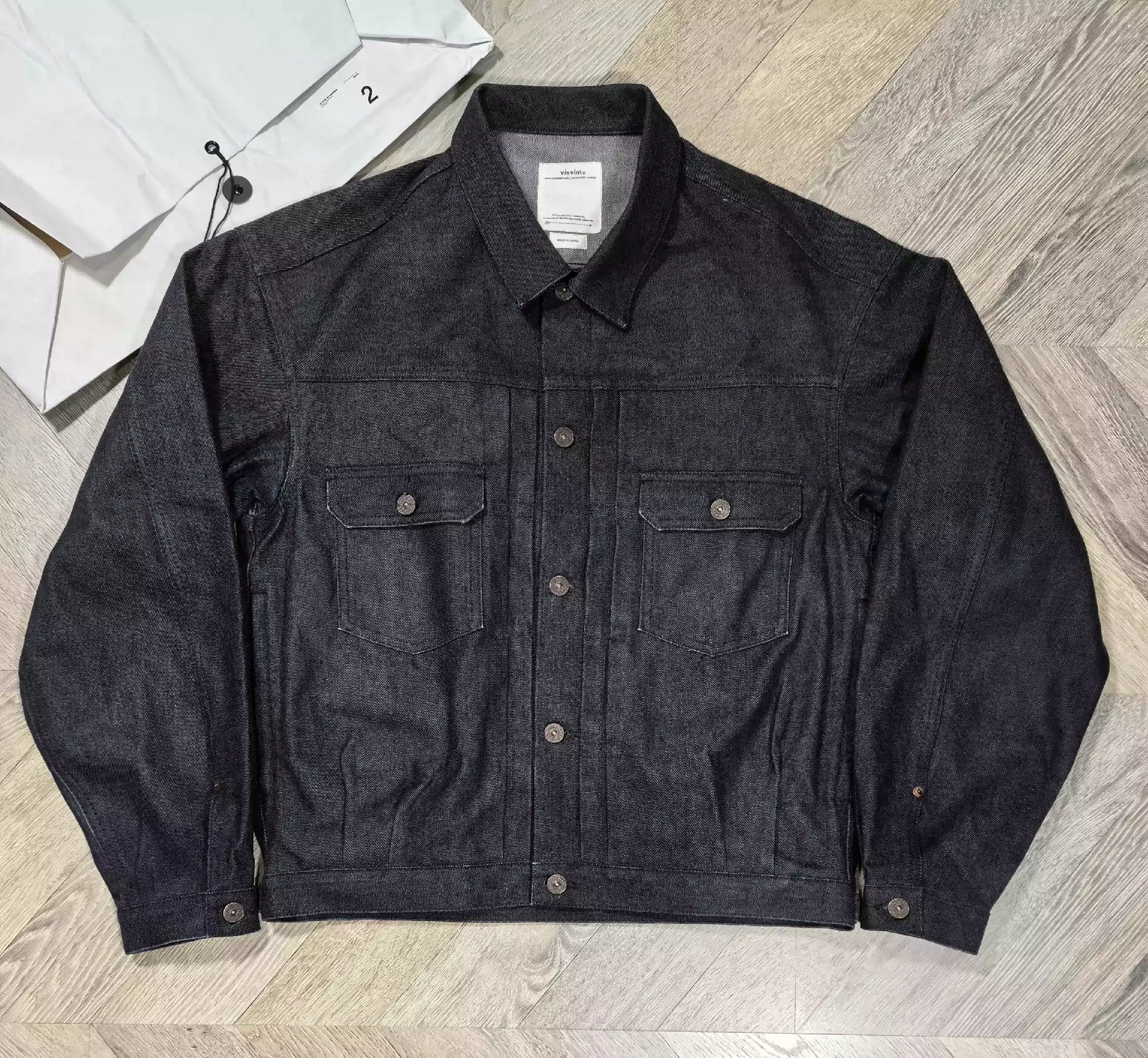 visvim 101XX JKT CRASH (DRY PIQUE) Black Vintage Concept Store_JP 