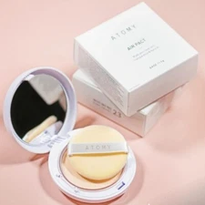 ATOMY Air Pact 11.5g Face Powder Pact Long Lasting Soft Ultra Fine Powder Korea