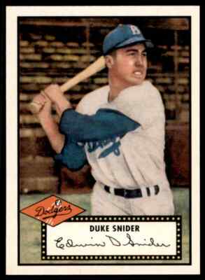 2019 TOPPS ICONIC REPRINTS DUKE SNIDER BROOKLYN DODGERS #ICR-58 INSERT ...