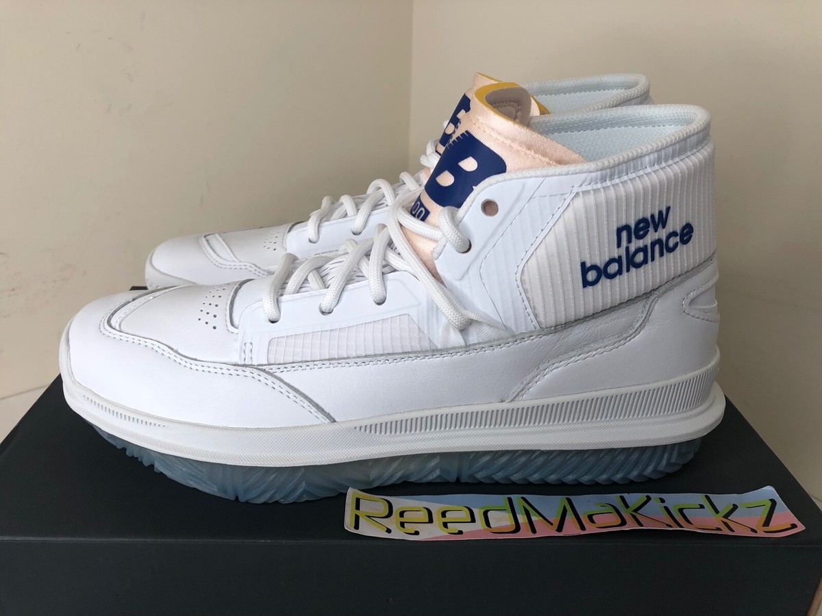 New Balance BB9000 White Blue Clear Mens WIDTH MEDIUM D BB9000R1