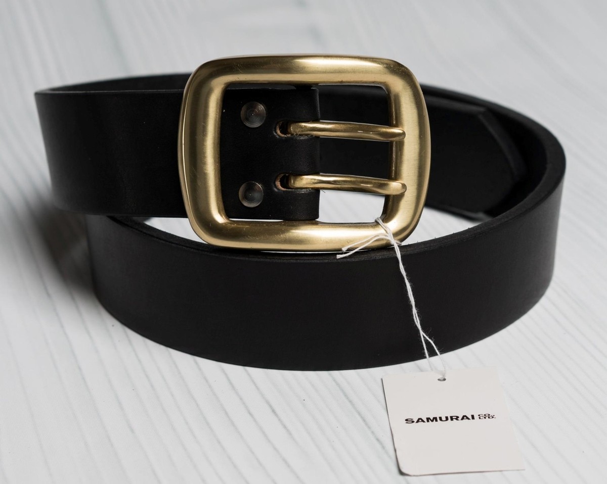 Yin & Yang Black Leather Samurai Belt Yin Yang Belt - Etsy main image 3