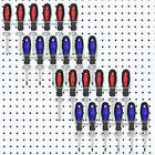 Pegboard Screwdriver Holders Peg Board Organizer Accessories Multi Ring Tool