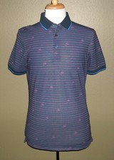 NWT G/Fore Men's Golf Short Sleeve Polo Shirt Size S Color Twilight 120  3