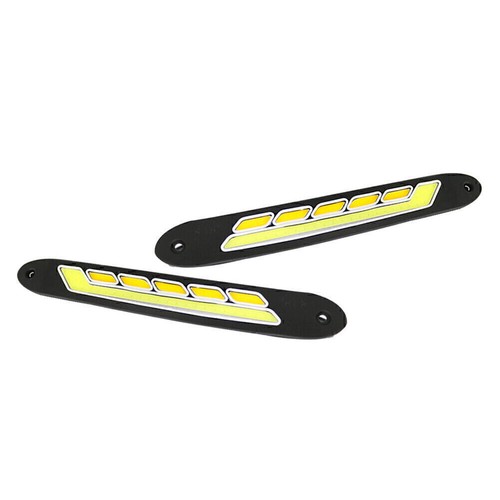 Car LED Daytime Running Light Strip Lamps DRL Driving Fog Turn Signal Lamp Pair - Imagen 5 de 7
