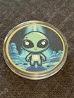Rare! Hayleybug Chibi Alien 24K Gold Guilded 1 Oz .999 Fine Silver 3 Of 5