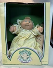 1983 Cabbage Patch Kids Preemie In Box With Birth Certificate GreenEyed Blonde