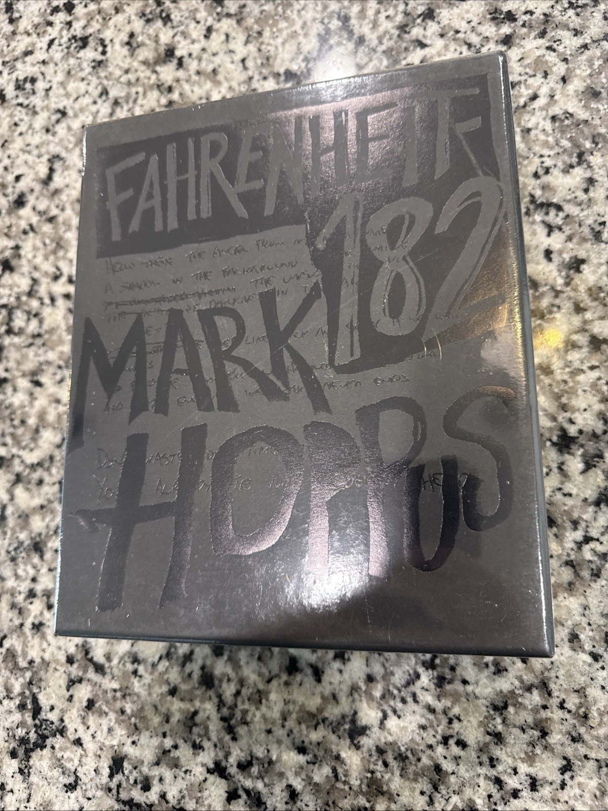 Fahrenheit 182 Mark Hoppus Deluxe Limited Edition Hardcover Signed COA 1941/5000