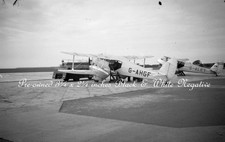 DH.89A Dragon Rapide G-AHGF, & G-ALET, c1950, B&W Negative, Aviation Aircraft