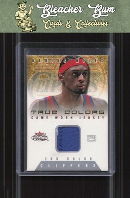 2001-02 Fleer Force TC DM [2] Darius Miles True Colors Jerseys Two Color #/200