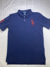 Polo Ralph Lauren Shirt Boys Size 18-20 XL Collared Polo Shirt With Big Pony