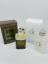 BVLGARI Wood Essence - CALVIN KLEIN One MEN MINI PERFUME Miniature FRAGRANCE Set