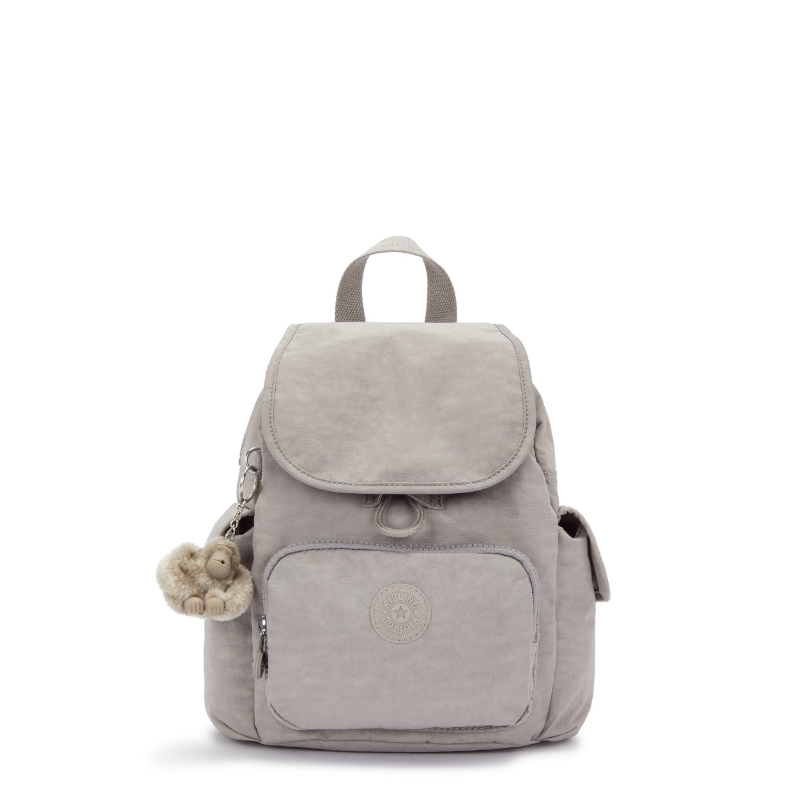 Kipling Backpack CITY PACK MINI Small GREY GRIS RRP £88