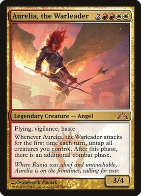 MTG Magic the Gathering Aurelia, the Warleader (143/257) Gatecrash LP