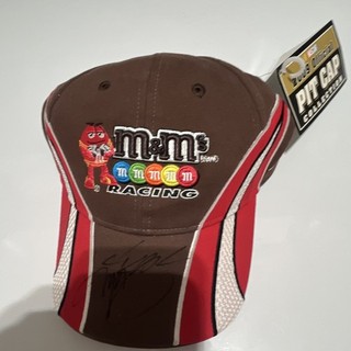 M&M's Racing Kyle Busch Signed Autograph NASCAR Hat Original
