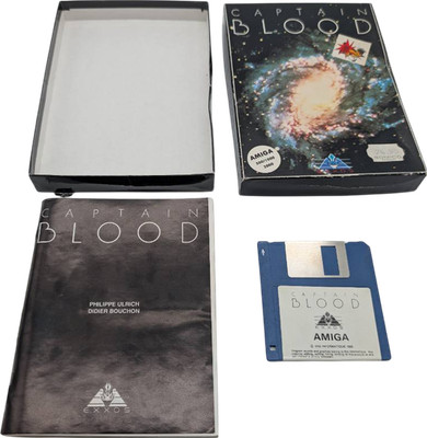 Captain Blood - Commodore Amiga Spiel - OVP Anleitung CD - Gut