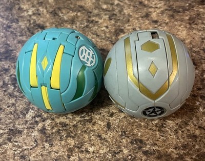 Vintage Bakugan Battle Brawlers 540G, large ball; Lot Of Two