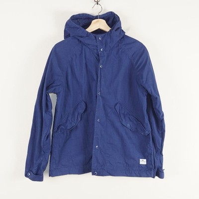 Penfield Davenport Snap Button Dark Blue Cotton Nylon Jacket Mens Sz L
