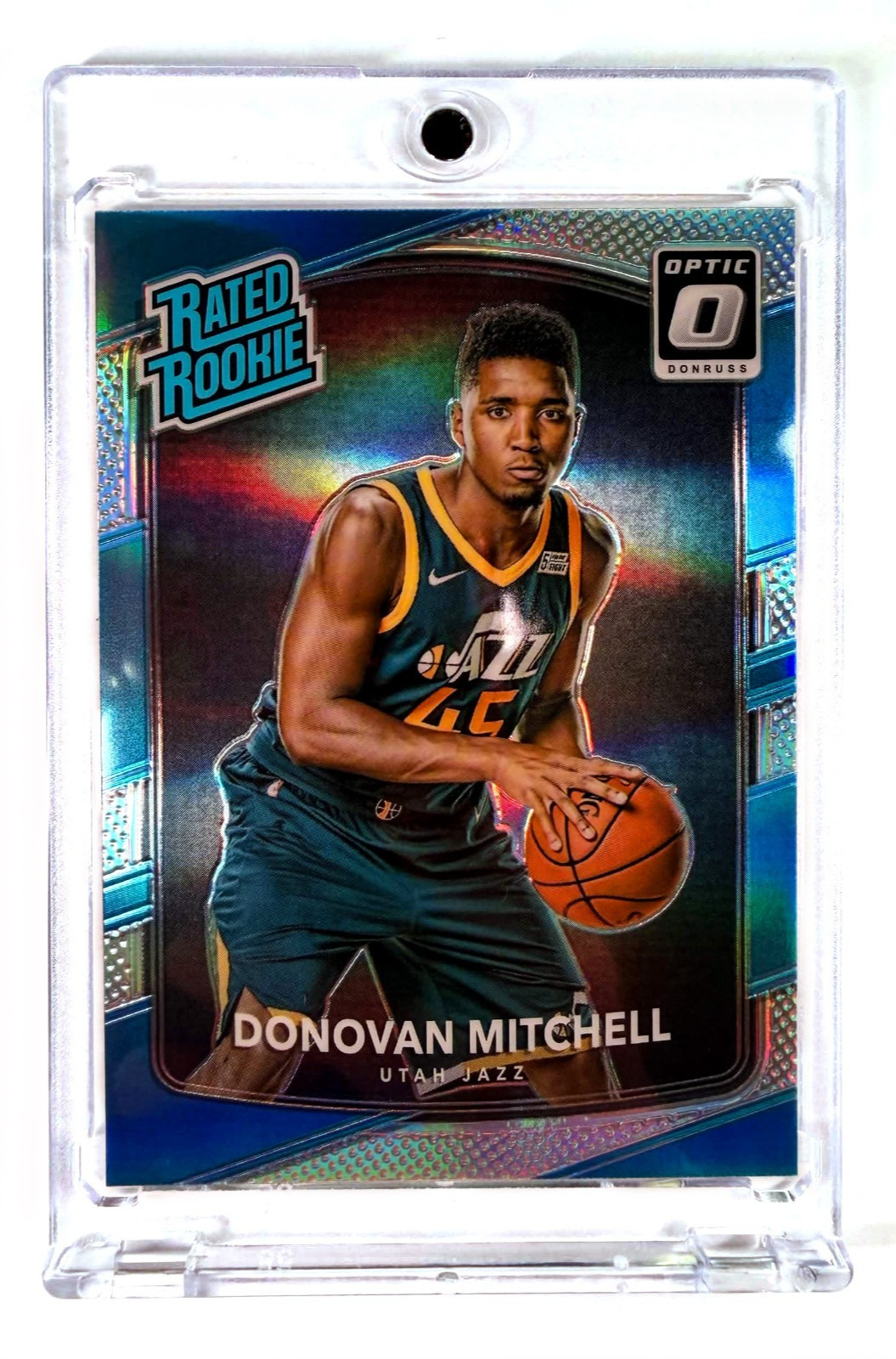 2017 - 18 Donruss Optic Donovan Mitchell Holo Rated Rookie #188