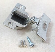 RARE Blum COMPACT 110 Hinge 30.310-11.02 w/ Wrap Plate 130.214-01.02, 1-3/8" OL