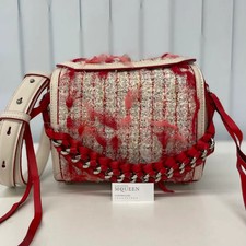 ALEXANDER MCQUEEN Box Bag Shoulder Tweed Multicolor Designer Stylish Ladies FS