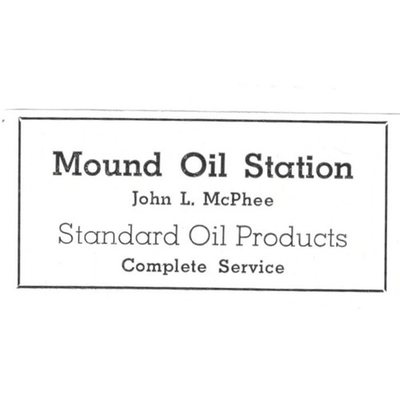 #ad Mound Oil Station Standard Oil John L. McPhee Mound MN 1940 Magazine Ad AF1 SS5 $13.50